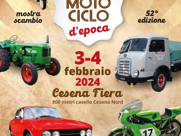 52° Mostra Scambio Auto e Moto d’Epoca a Cesena